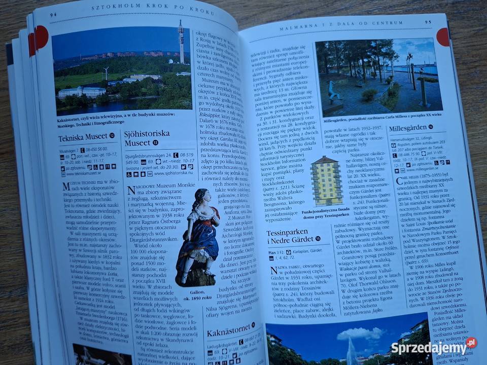 Szwecja Wiedza i Życie Mapy i przewodniki Kraków sprzedam