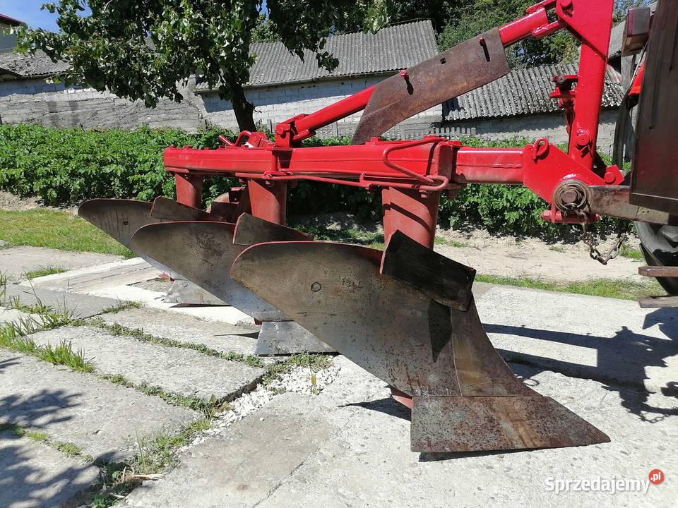 Pług 3 skibowy duży Unia Grudziądz U023 nieuszkodzony