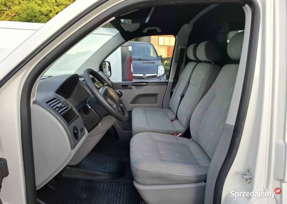 Volkswagen Transporter T5 19TDI LONG 3osobowy poduszka powietrzna mazowieckie Radom