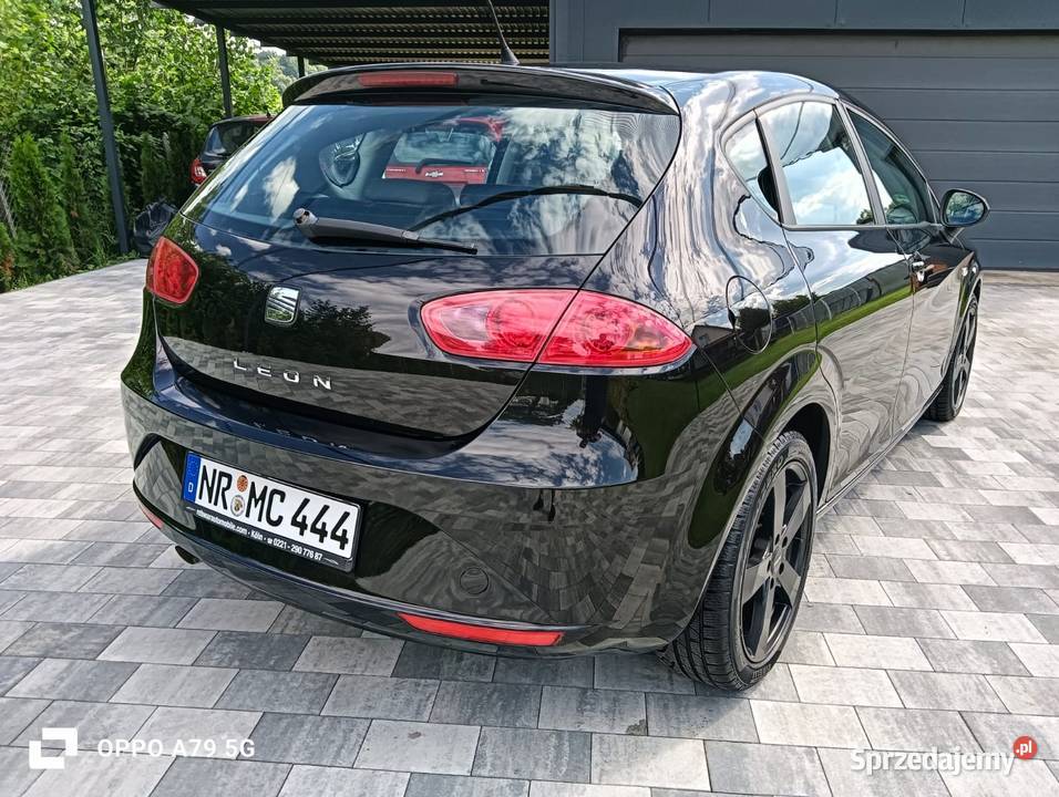 Seat Leon 2 FL 2009r 14 MPI Czarny Metalik Jasło