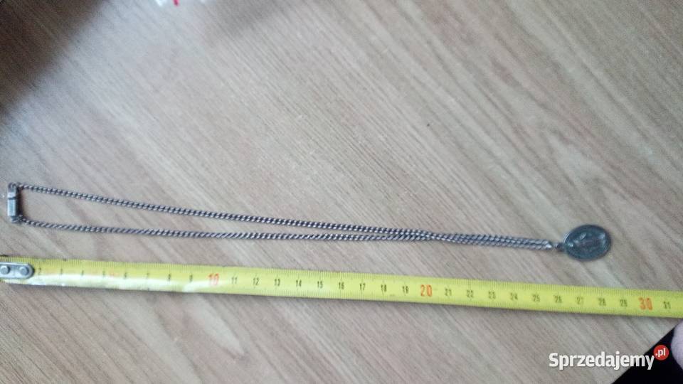 Medalik srebrny z matką boską mazowieckie