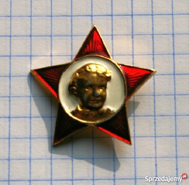 MŁODY LENIN ODZNAKA NADAWANA MŁODSZYM PIONIEROM lubelskie Piszczac