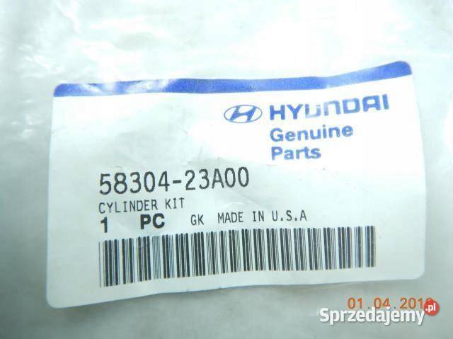 ZESTAW NAPRAWCZY CYLINDERKA HYUNDAI SCOUPE