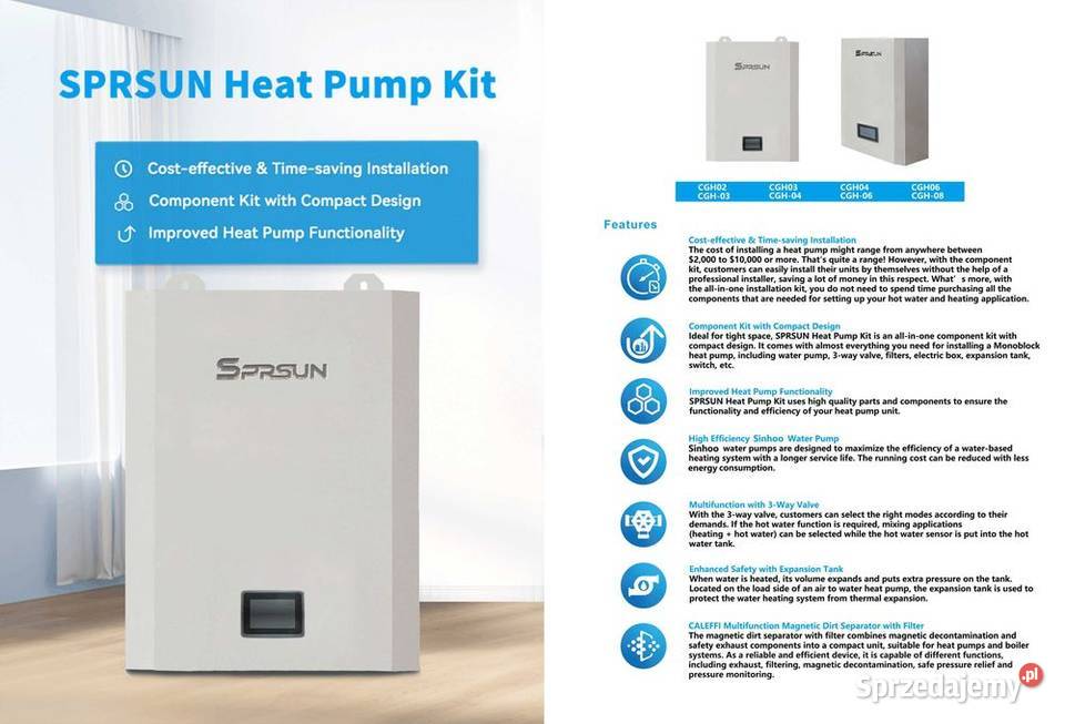 SPRSUN CGH025B Hydro Box moduł hydrauliczny do