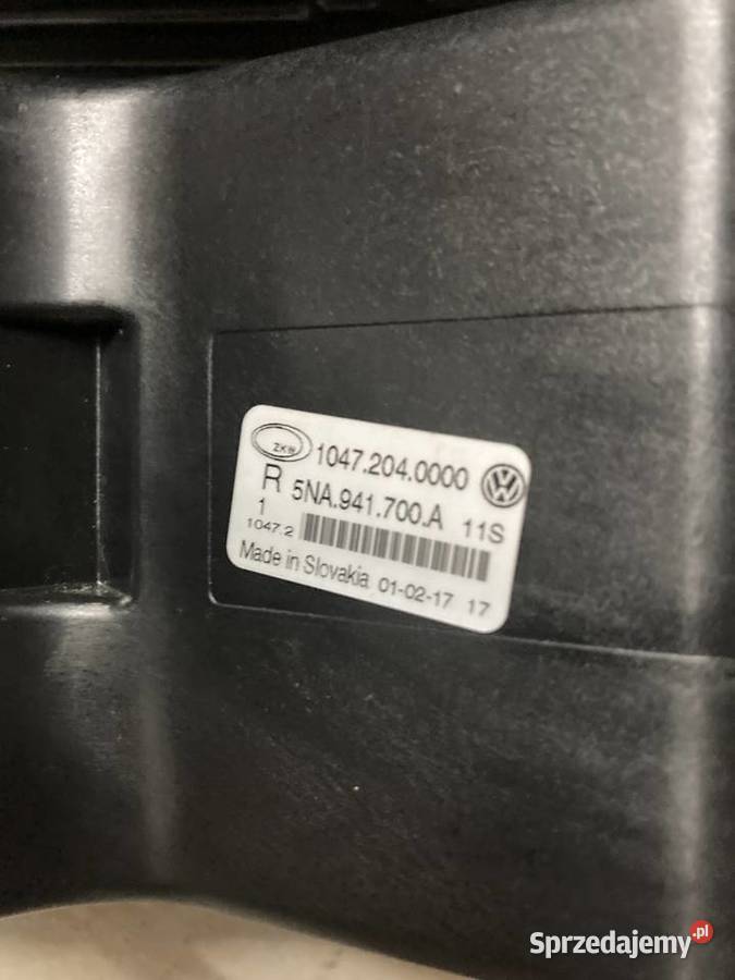 VW TIGUAN II HALOGEN 5NA941699A 5NA941700A wielkopolskie sprzedam