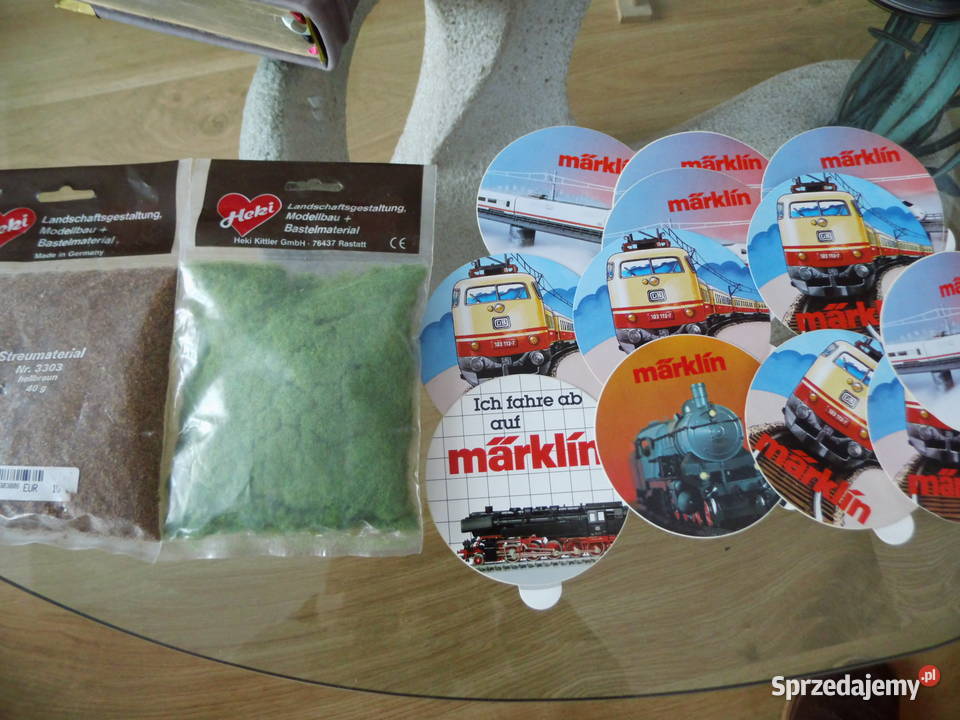 Marklin Nalepki z dawnych lat Dodatki na makietę Kolekcje wielkopolskie Radzewice