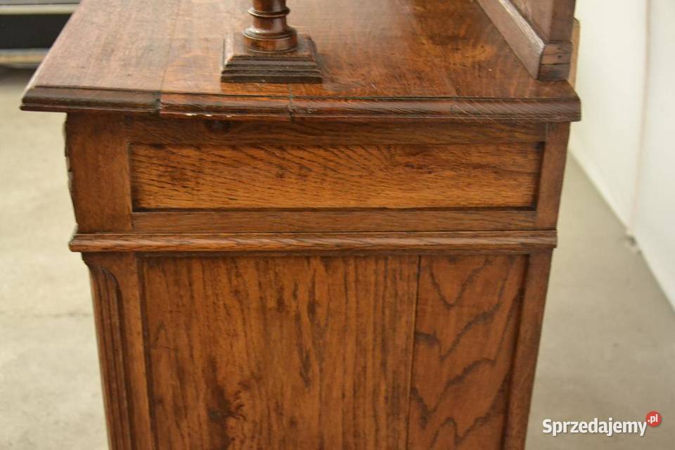 kredens dębowy secesja łódzkie sprzedam