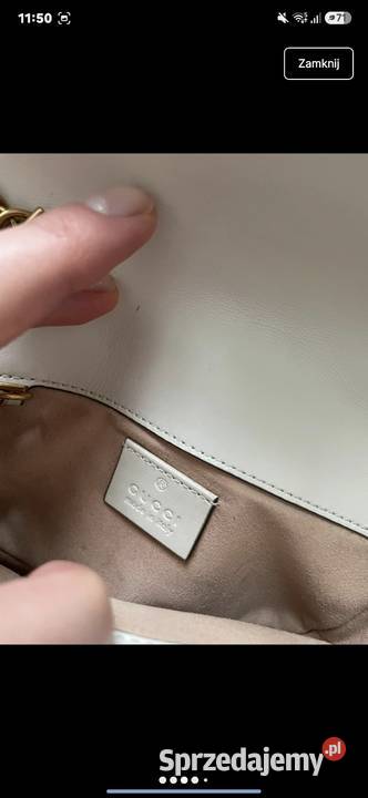 torba gucci marmont gg biała Dla kobiet Wyszków sprzedam