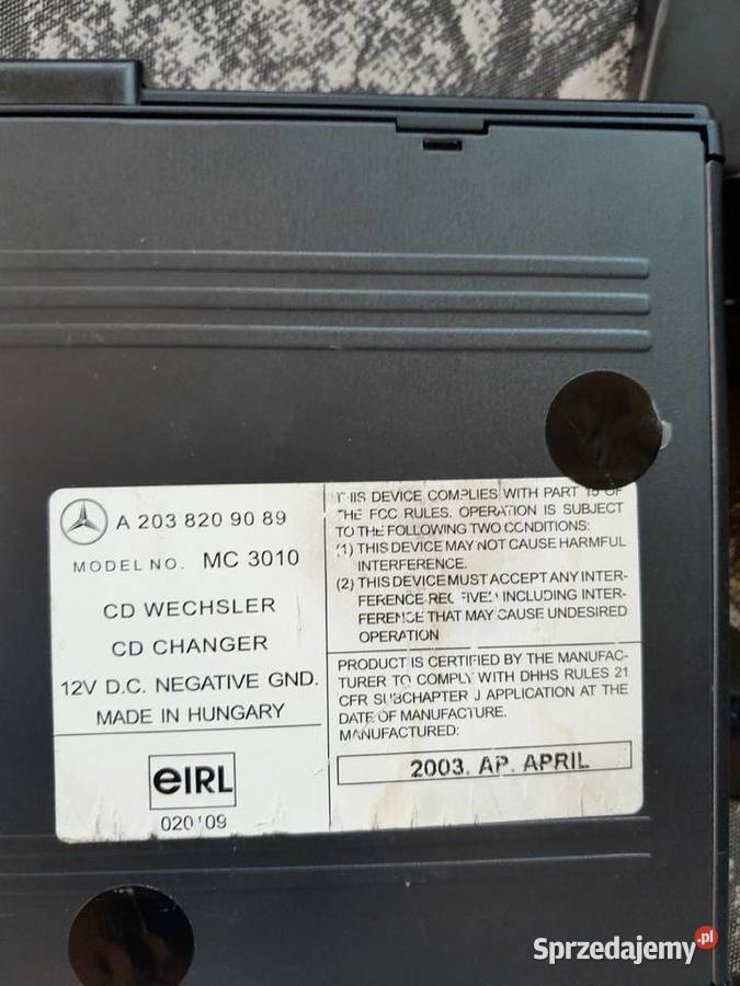 Zmieniarka MC3010 mercedes W203 W209 i inne