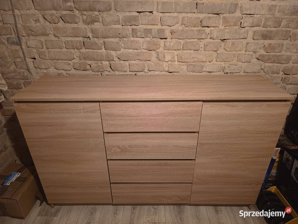 Komoda Dąb Sonom 160x40x100 nowoczesna szafka