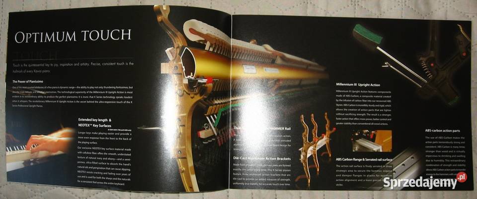 Kawai K Series Upright Pianos catalog ND 21 Kępice sprzedam
