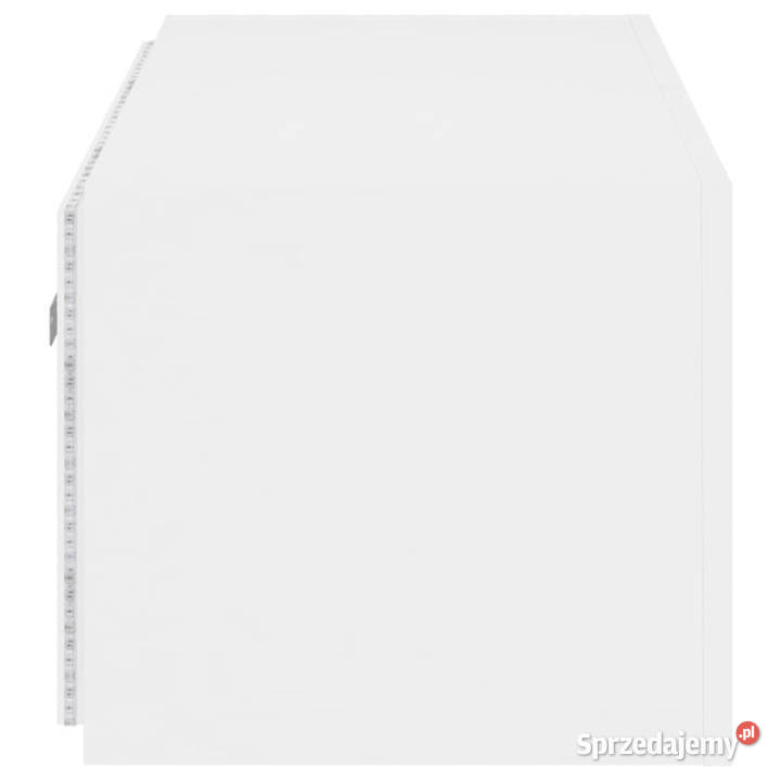 Ścienna szafka TV z LED biała 100x35x31 WM837295 Warszawa sprzedam