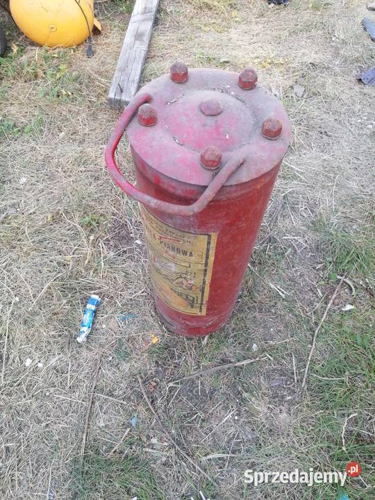 Gaśnica z okresu prlu Pozostałe Skarżysko-Kamienna