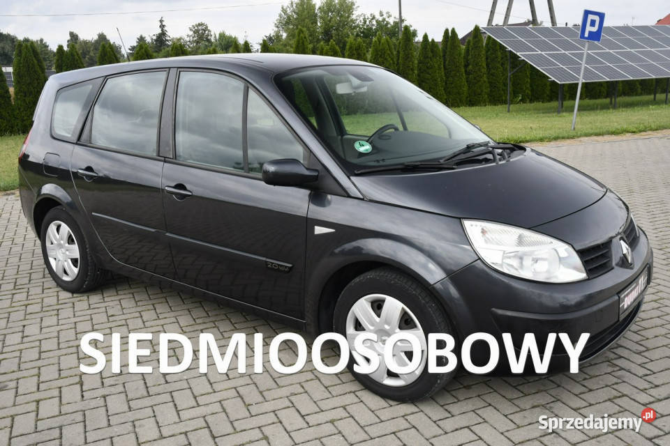 Renault Grand Scenic 20 benzyna 7 centralny zamek Kutno sprzedam