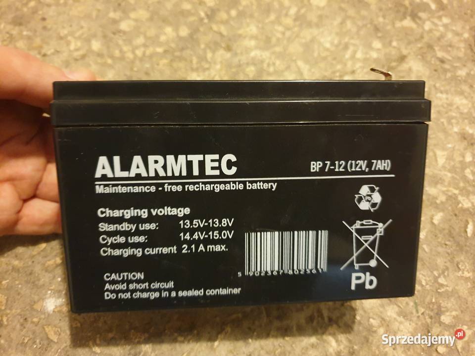 Akumulator 12V 7Ah AGM 100 sprawności moto Akumulatory motocyklowe Radom