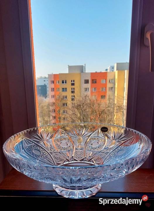 Wielka patera kryształowa Bohemia Wrocław sprzedam