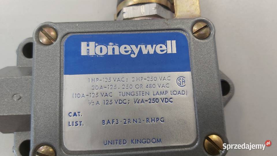 Wyłącznik krańcowy BAF32RN2RHPG Honeywell Wyszków