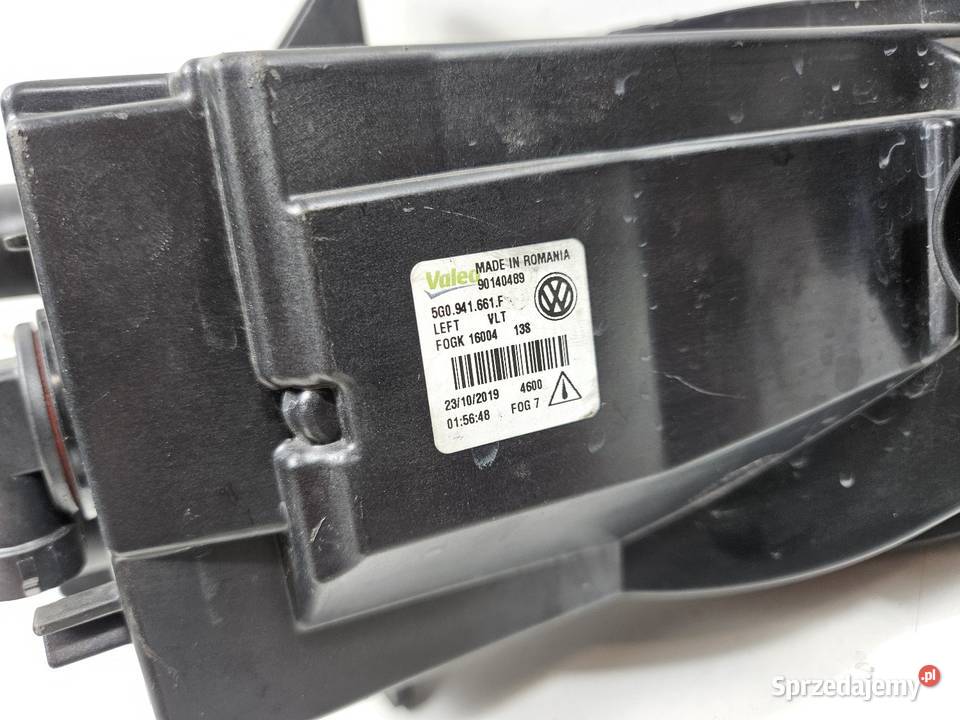 VW GOLF 7 VII LIFT HALOGEN LEWY ZDERZAKA PRZÓD Międzychód