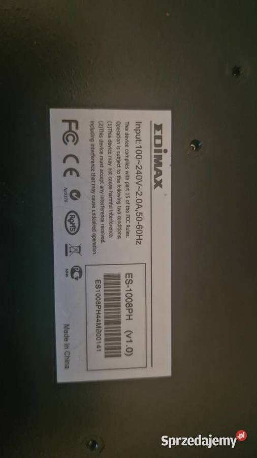 edimax es1008ph fast ethernet poeswitch Poznań