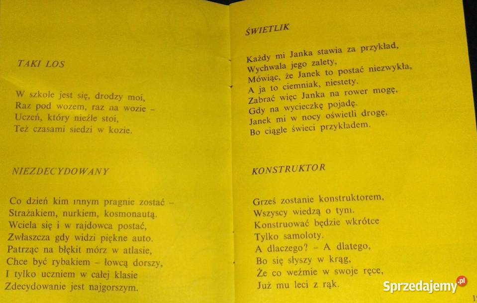 Kram z wierszykami Igor Sikirycki sprzedam