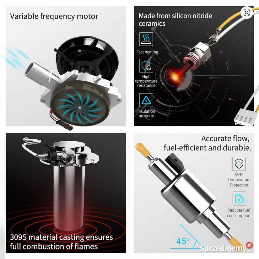 Nagrzewnicaogrzewanie postojowe Webasto FDIK 5KW Motoryzacja Łask