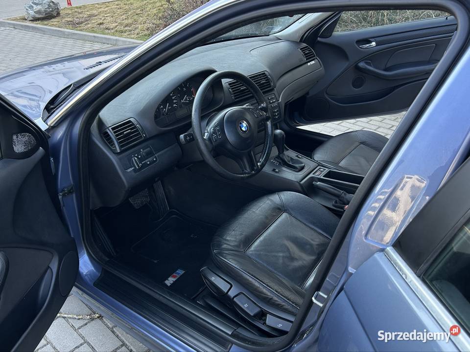 BMW E46 20D Automat Skóry Salon aluminiowe felgi Wrocław sprzedam