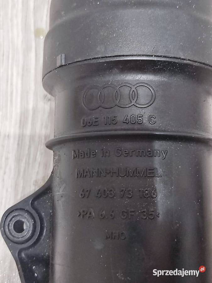 Audi 06E115405C podstawa filtra oleju obudowa Białystok sprzedam