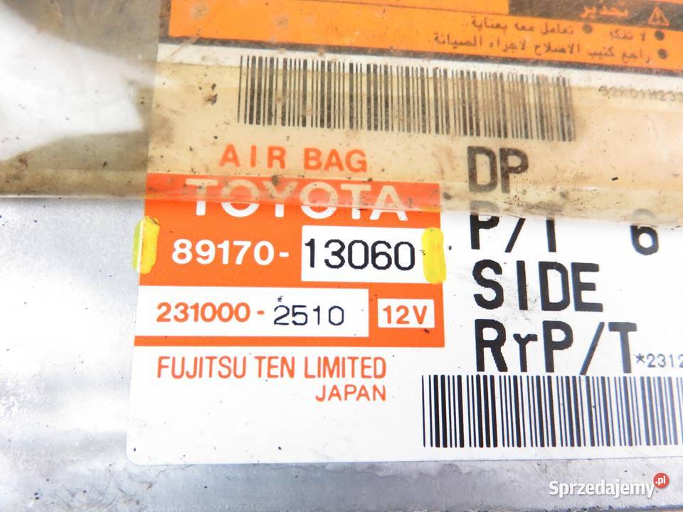 MODUŁ AIRBAG TOYOTA COROLLA Verso E12 8917013060 osobowe Skrzynki bezpieczników sprzedam