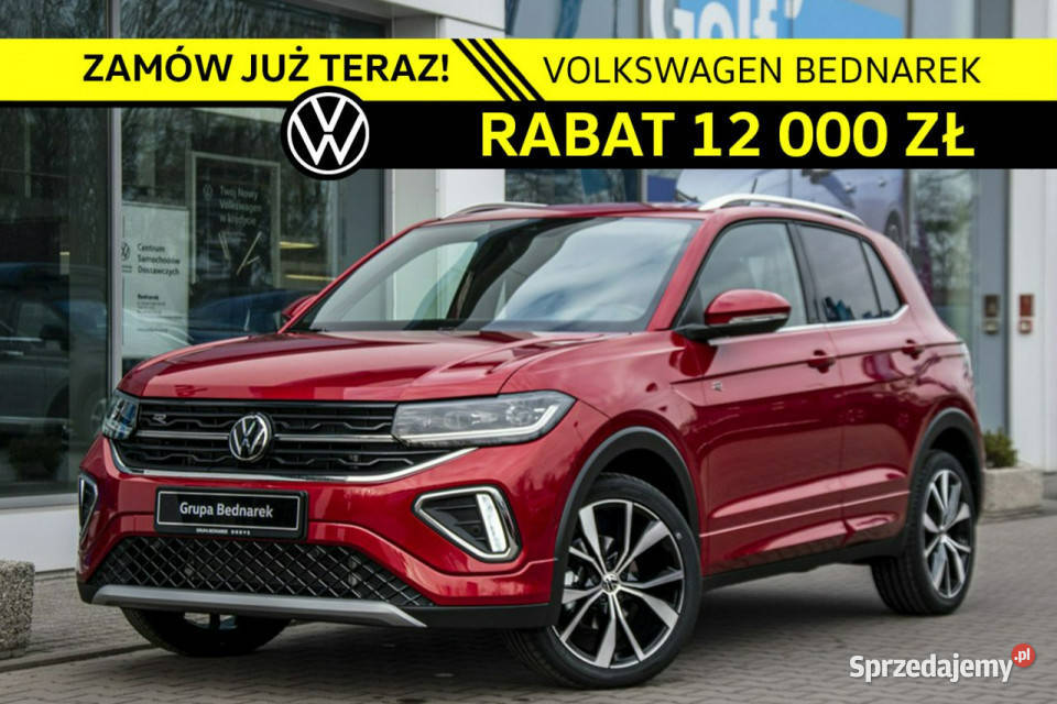 Volkswagen TCross RLine Plus 15 TSI 150 DSG światła LED