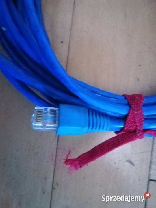 Kabel sieciowy skrętka Ethernet ETL długość 7m Łódź sprzedam