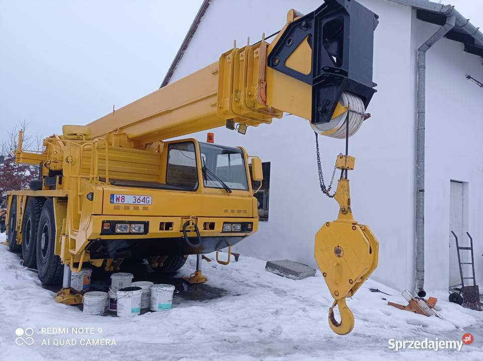 Żuraw mobilny Faun rtf atf 403 40 ton mazowieckie Kołbiel