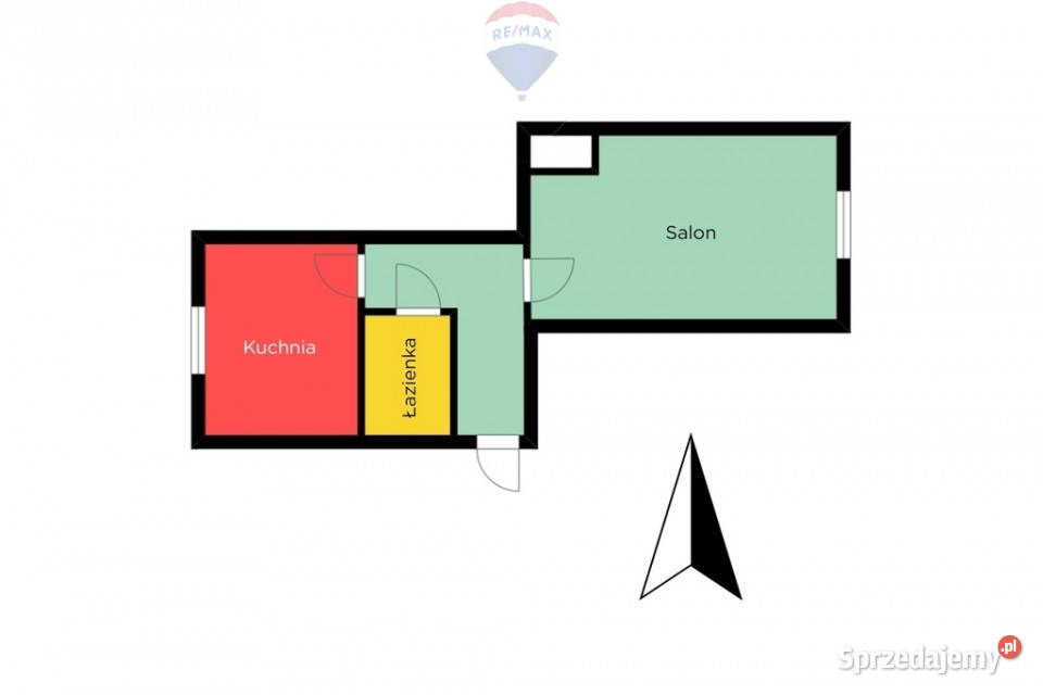 Widzew 35 m cegła mieszkanie do aranżacji Łódź