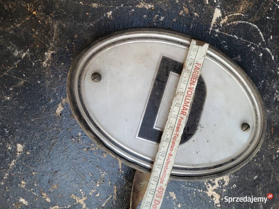 ZNACZEK D DEUTSCHLAND EMBLEMAT TABLICA PORSCHE