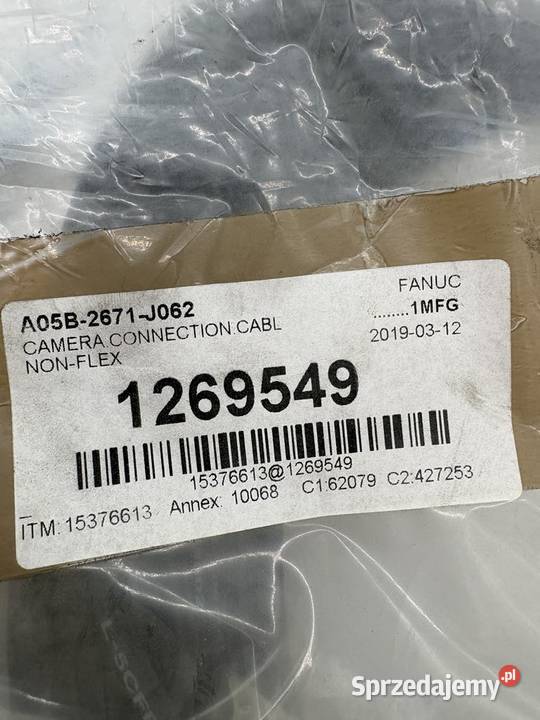 Fanuc A05B2671J062 Coax Camera Cable Warszawa