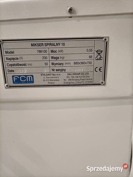 Mieszalnik do ciasta Wejherowo