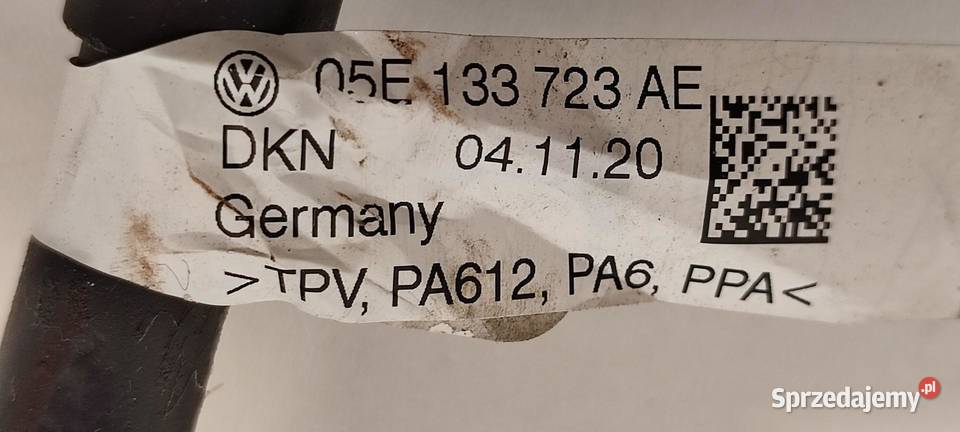 VW TIGUAN II PRZEWÓD PALIWA 05E133723AE sprzedam