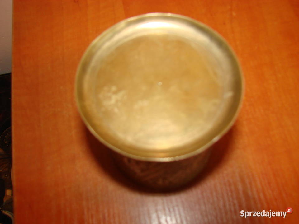 mosiężny kubek Pruszcz Gdański