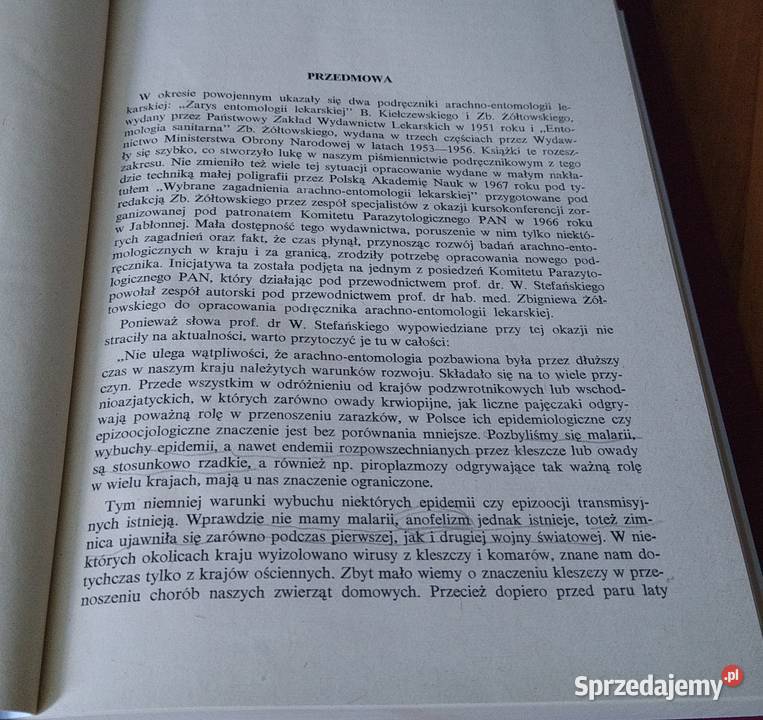 Arachnoentomologia lekarska red Zbigniew Gdańsk