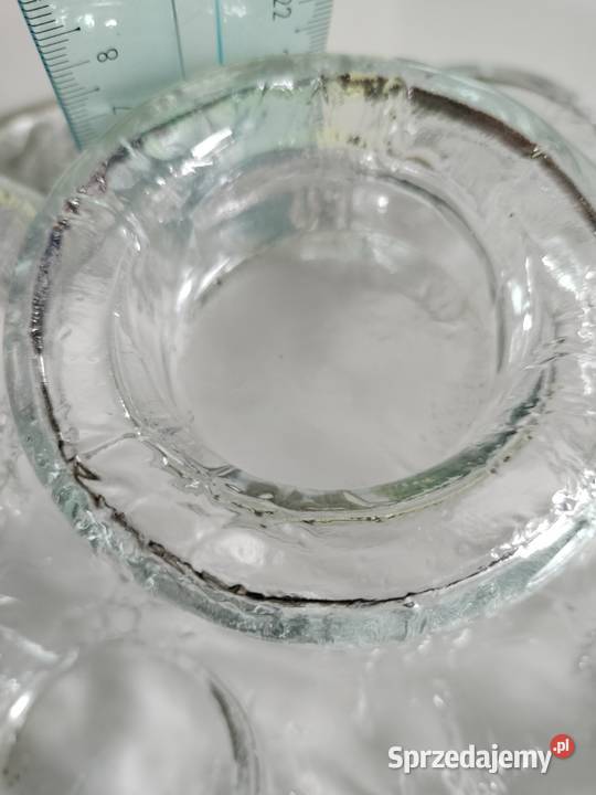 Świecznik patera lawa rzeźba Meri Lasi Choszczno