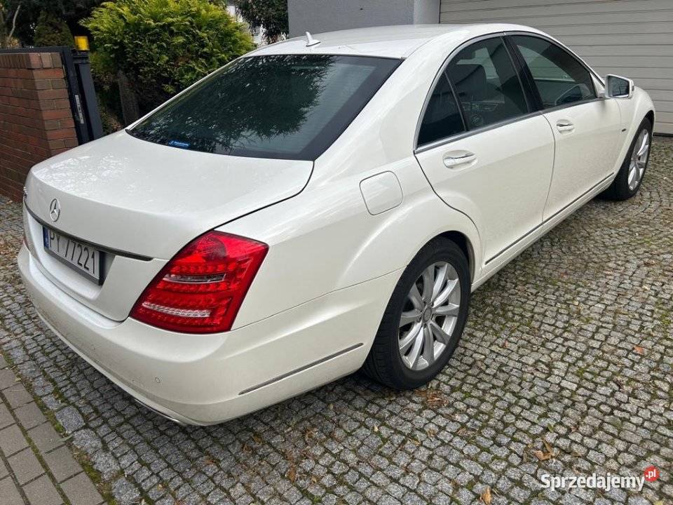Mercedes S klasa model 221 35 benzyna 306 2011r sprowadzony Poznań
