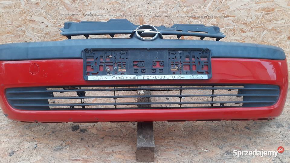 zderzak do montażu Opel Corsa C Combo czerwony Dębno