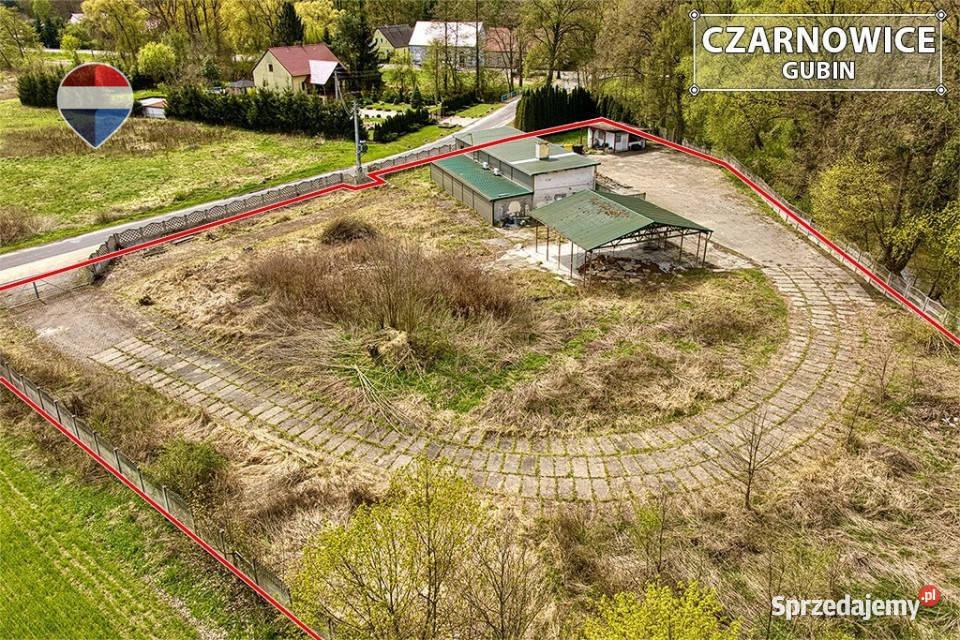 Nieruchomość inwestycyjna z halą magazynową lubuskie Gubin