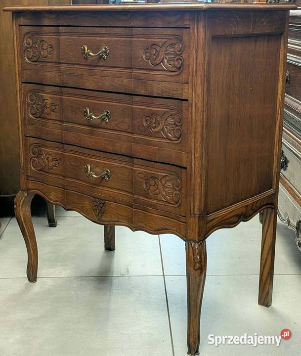 ładna dębowa komoda ludwikowskasklep Dąbrowa Dąbrowa Górnicza