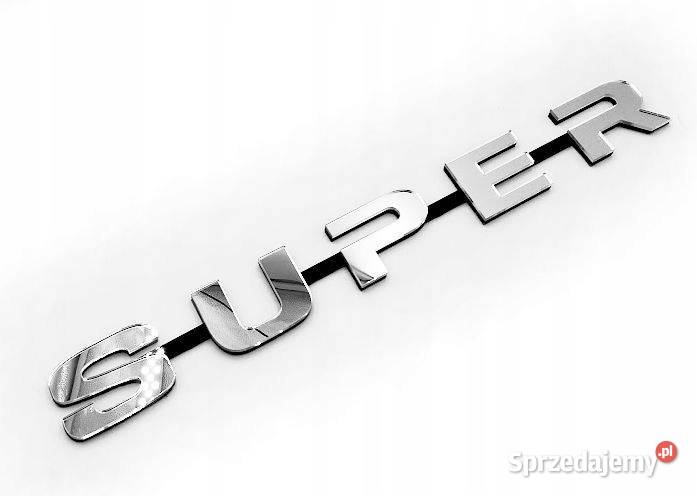 TIR SUPER NOWY samoprzylepny emblemat 3mm połysk Kobierno