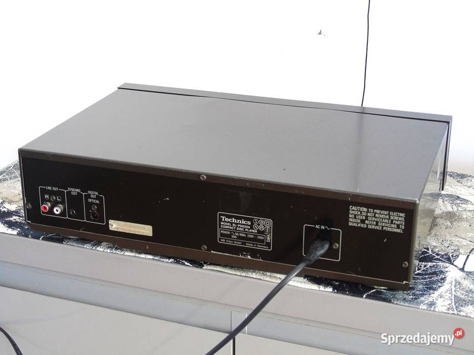 CD Technics SL620A sprawny WYSYŁKA Odtwarzacze CD i MD Odtwarzacze CD i MD podkarpackie Jasło