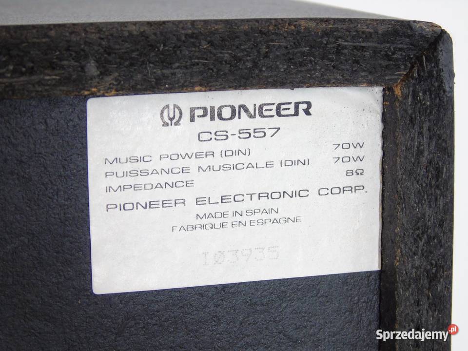 Świetne kolumny stereo Pioneer CS557 DOSTAWA Audio Jasło
