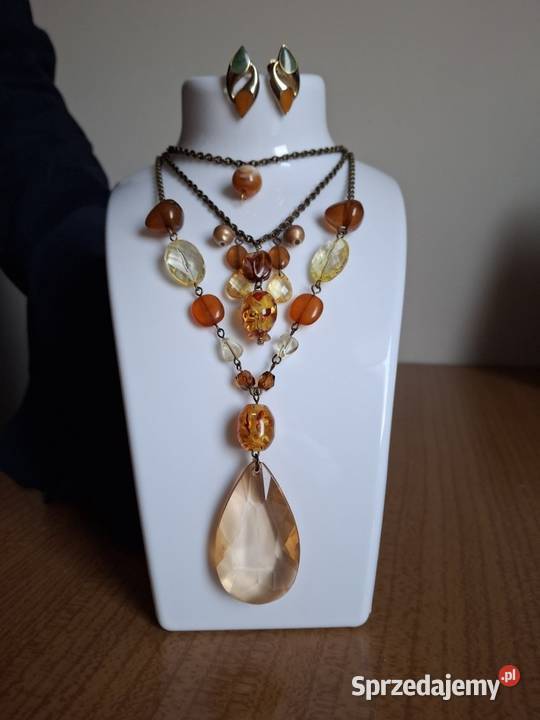 Piękny zestaw sotuar i wspaniały klipsy Lublin