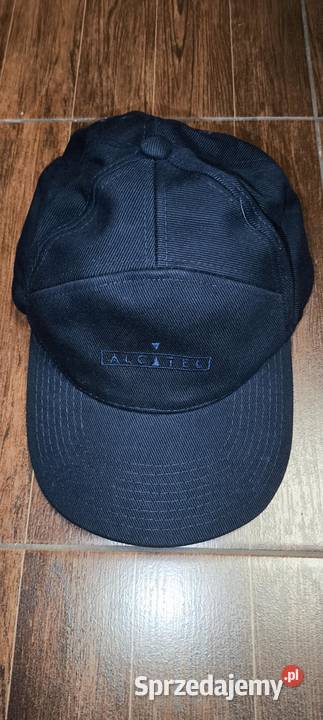 Czapka z daszkiem nowa logo Alcatel granatowa