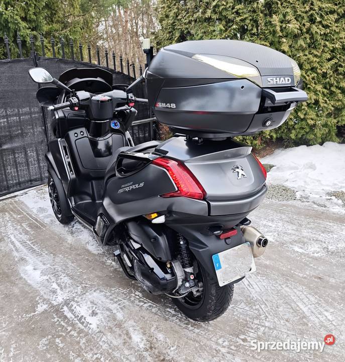 Skuter Peugeot Metropolis 400cc 2018r LED Motocykle, skutery, quady łódzkie Łask