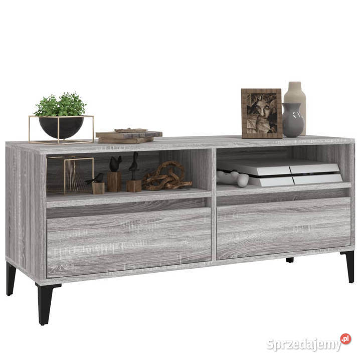 Szafka pod TV szary dąb sonoma 100x345x445 Warszawa sprzedam
